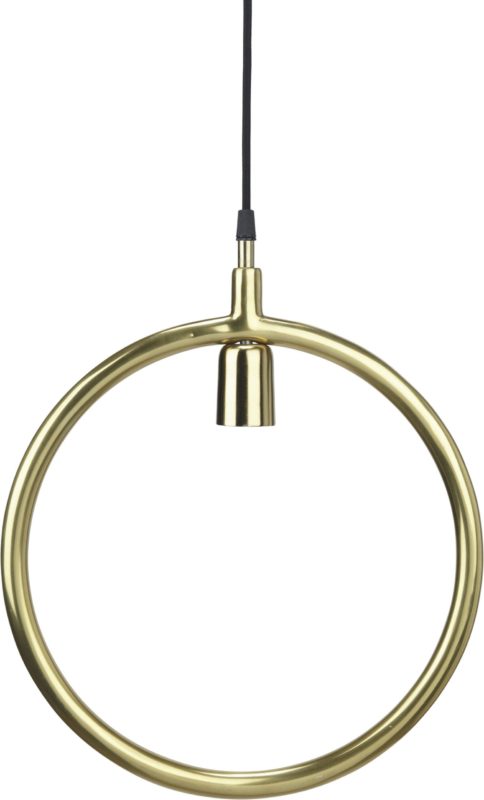 Circle taklampa, Gold 25cm