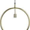 Circle taklampa, Gold 45cm