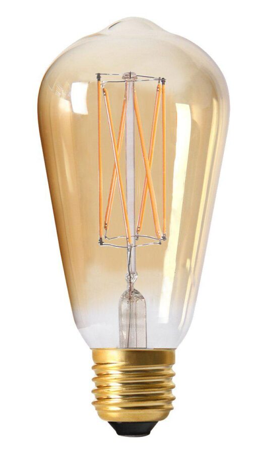 Elect LED Filament, Edison Gold 64mm