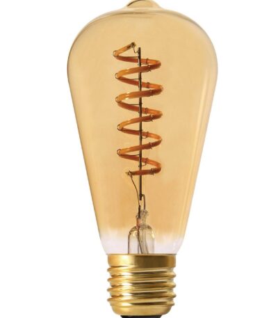 Elect Spiral LED Fil, Edison Gold 64mm