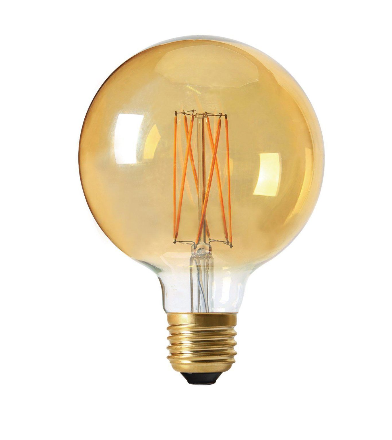 Elect LED Filament, Globe Gold 95mm