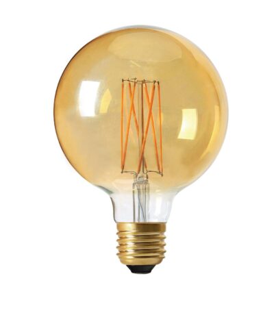Elect LED 3-Step dim, Globe Gold 125mm