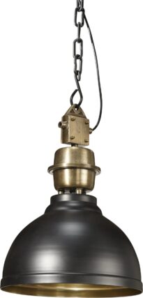 Manchester Taklampa, Black/Brass 35cm