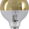 Halogen Mirror Globe, Gold 18W(25W) 80mm