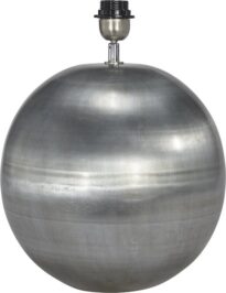 Globe Lampfot, Pale Silver 30cm