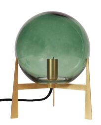 Milla Bordslampa, Gold/Green 28cm